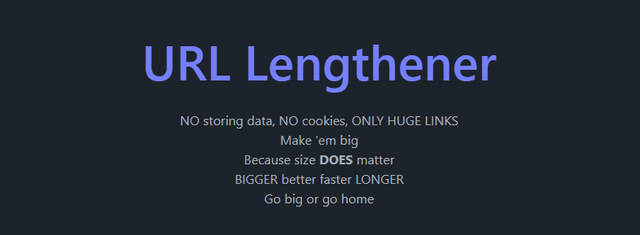 URL Lengthener